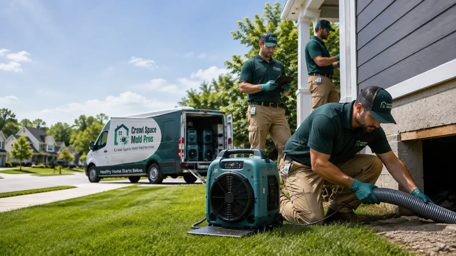 Crawl Space Mold Removal in Okauchee, WI